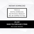 save 15% when you buy  items in your purchase